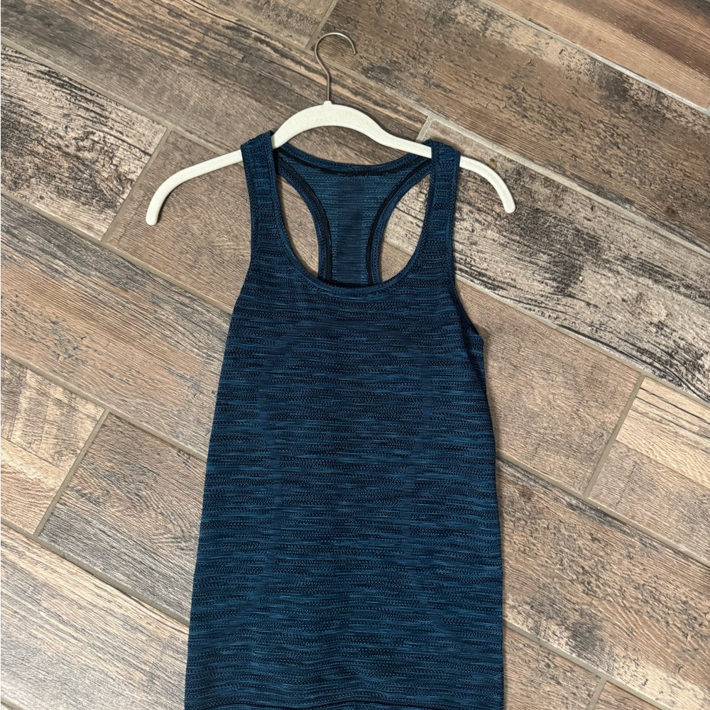 lululemon athletica Blue Tank Top